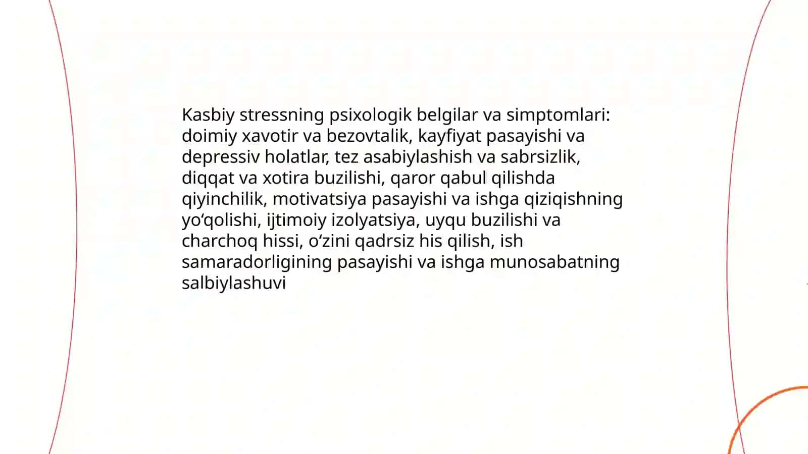 Kasbiy stress tushunchasi kasbiy stressning psixologik nazaryalari 4