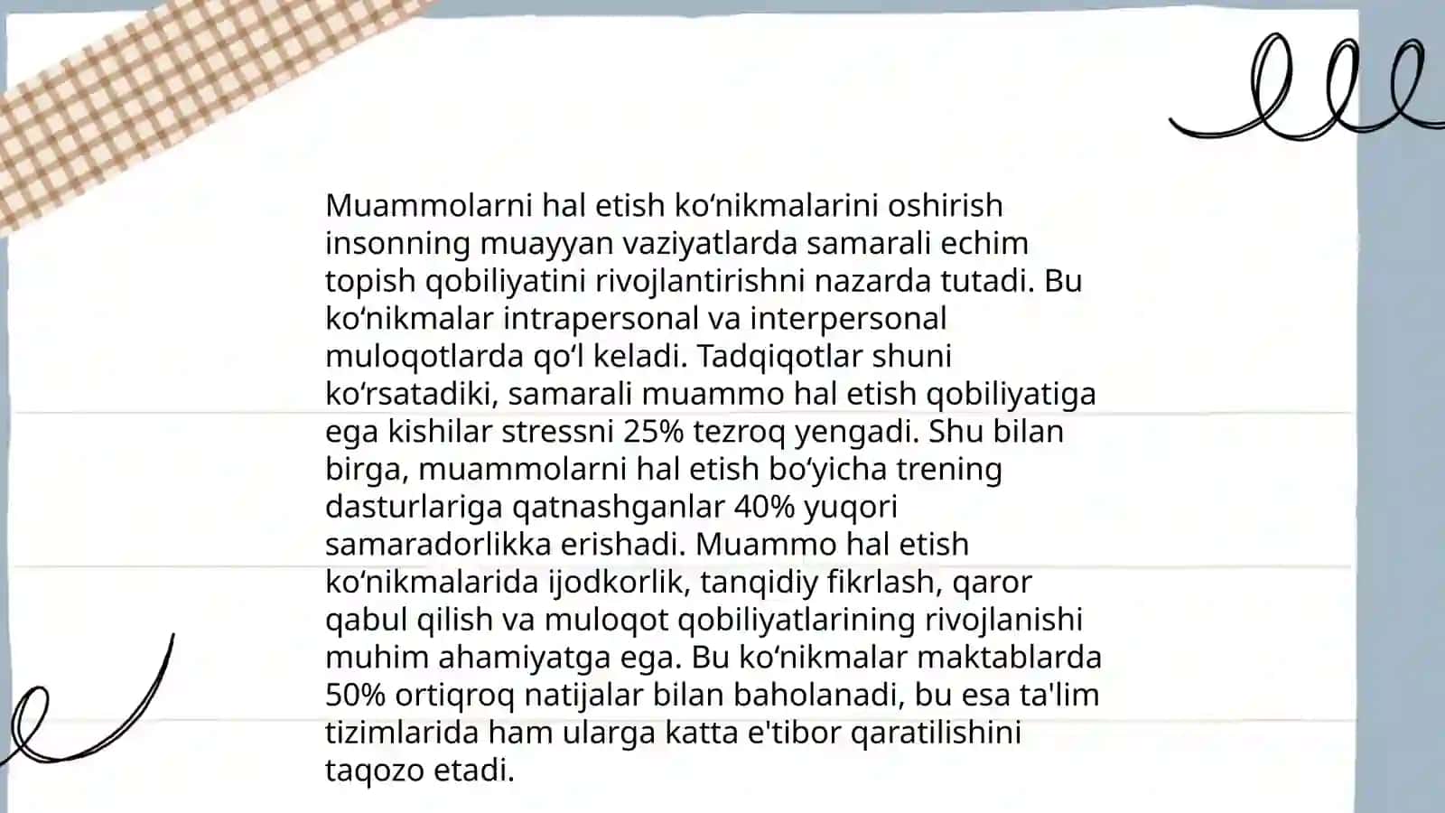 Sinfdan tashqari ishlar orqali oʻquvchilarning fikrlashlarini rivojlantirish 4