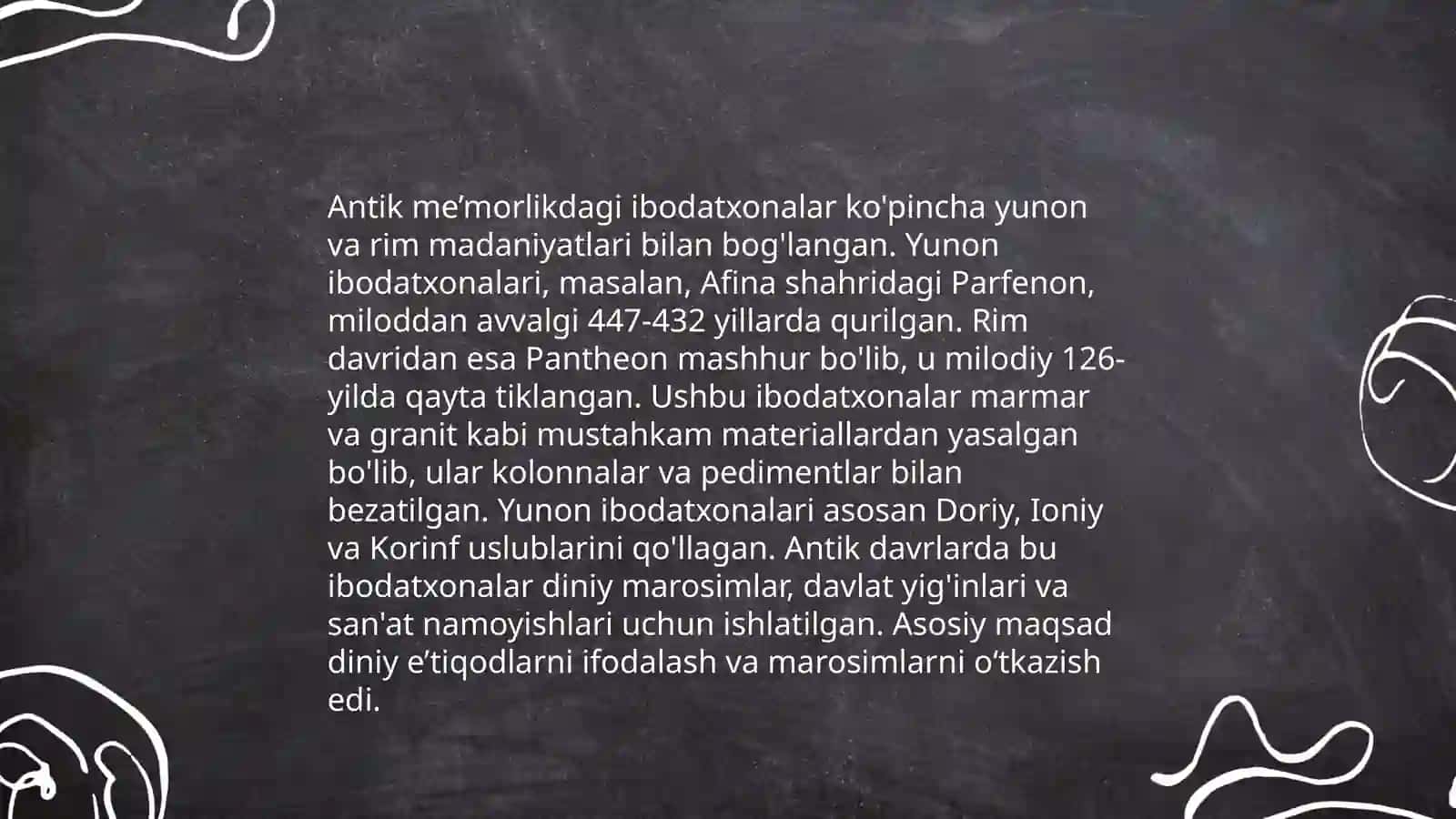 Òlkamizda antik davri memorchiligi va sanati 4