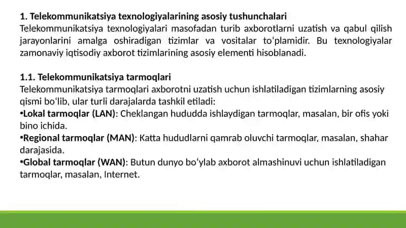IQTISODIY AXBOROT TIZIMLARIDA TELEKOMMUNIKATSIYA TEXNOLOGIYALARI 4