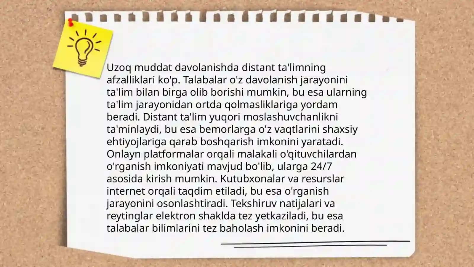 Uzoq davolanuvchi maktab oʻquvchilarni ta'lim va tarbiyalash konsepsiyasi - Umaraliyeva Hayotxon 4