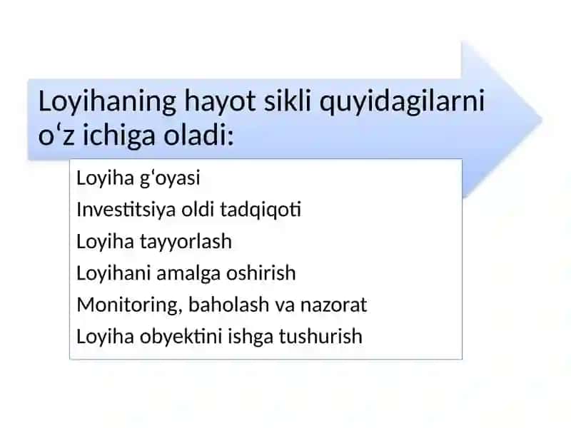 Investitsiya loyihalarini tayyorlash 4