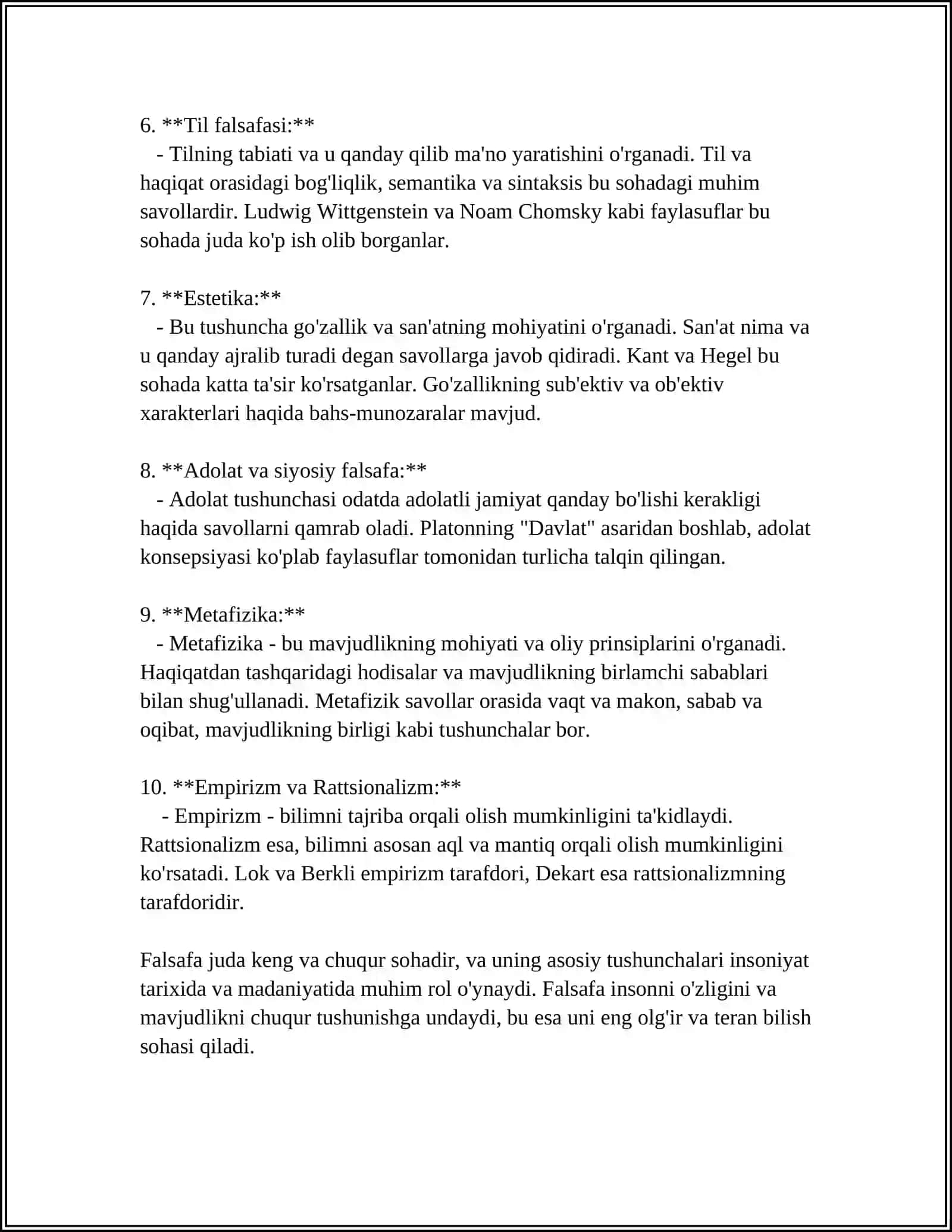 FALSAFA FUNKSIYALARI 4