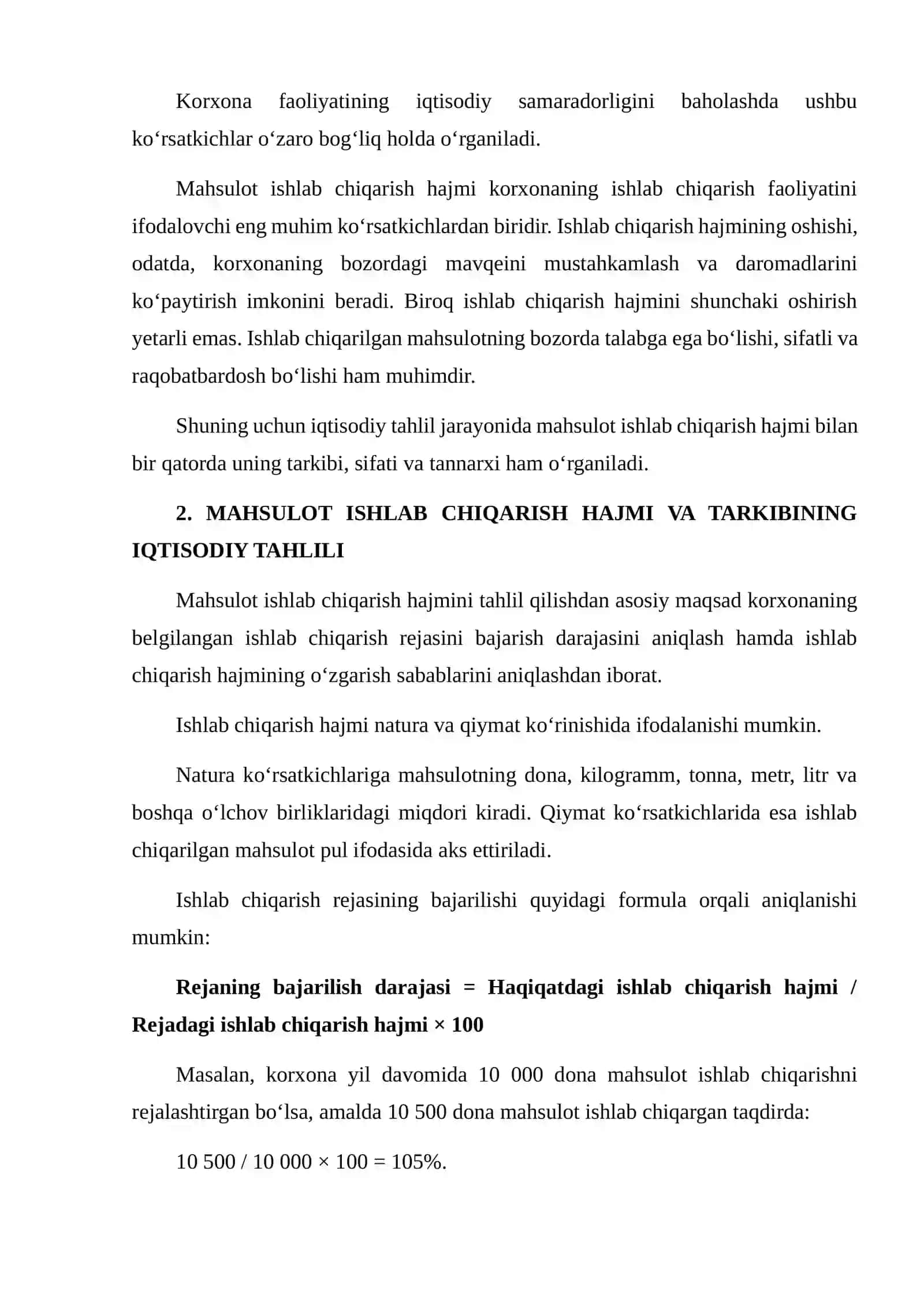 KORXONA FAOLIYATINING TANQIDIY IQTISODIY TADQIQOTI 4