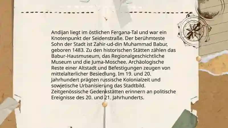 Reisen durch Andijan 4