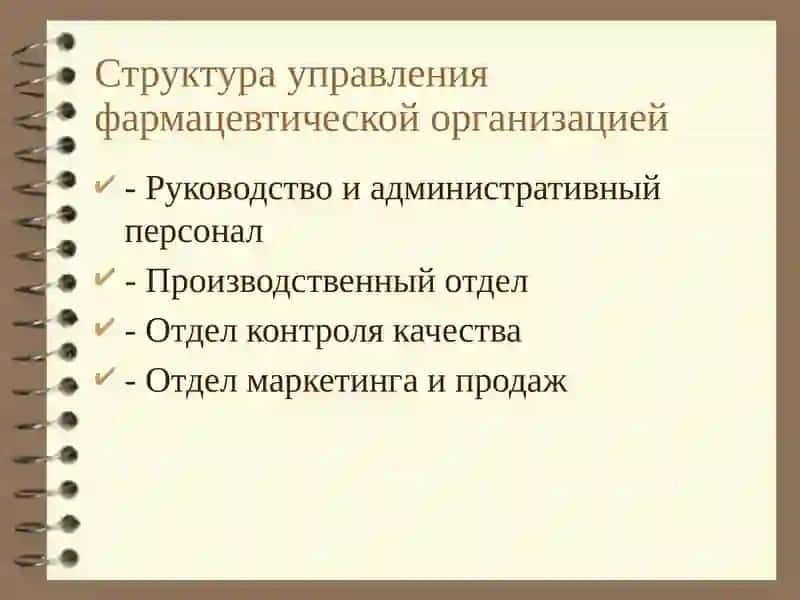 Организация управления фармацевтическими организациями 4