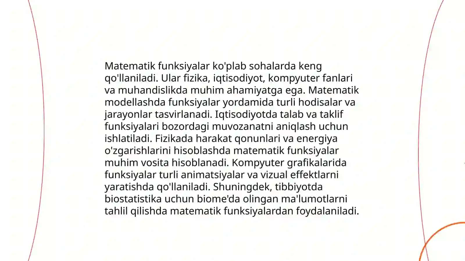 Matnli funksiyalar va mantiqiy funksiyalar 4