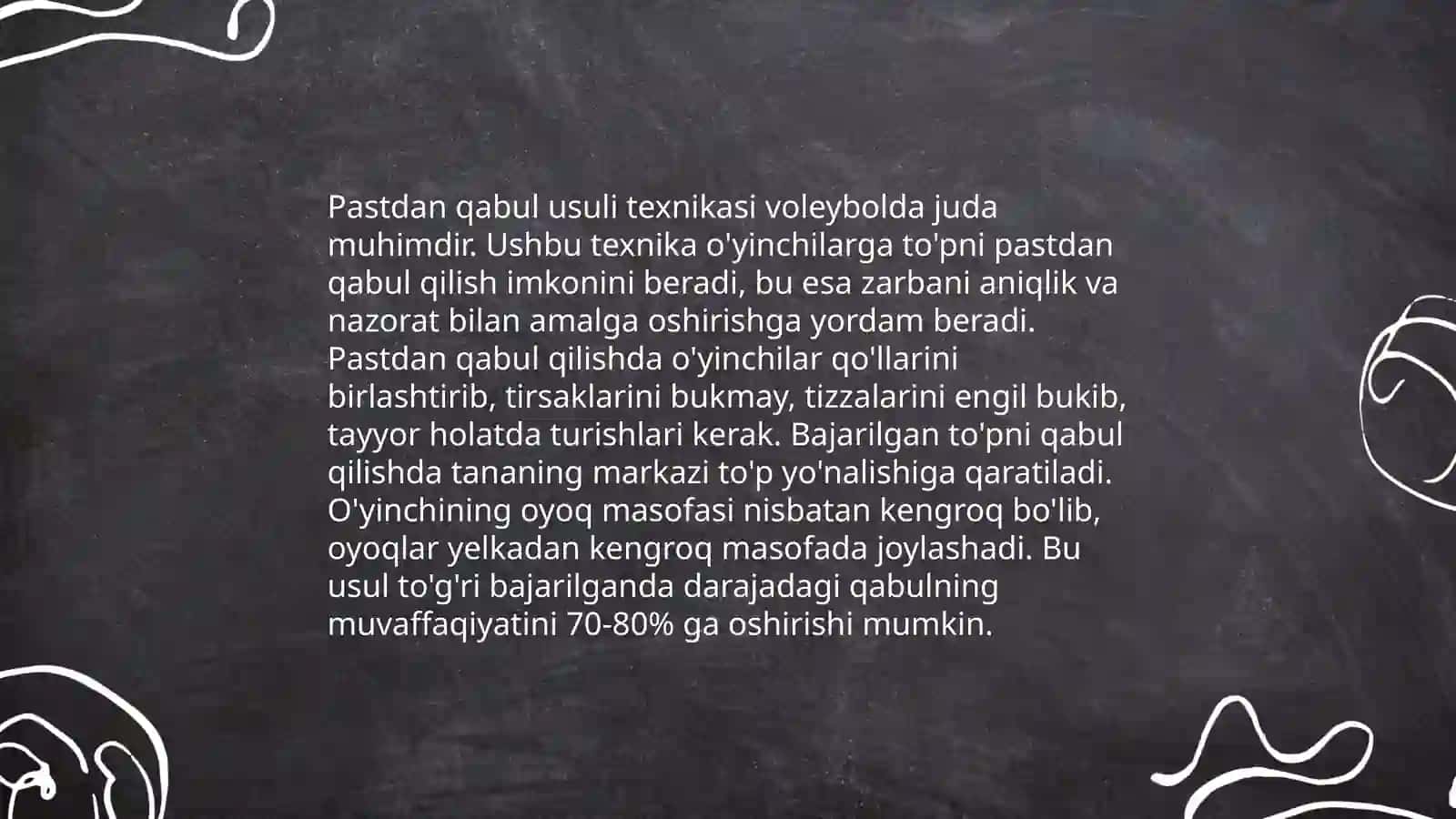 Yuqori qabul usuli texnikasi 4