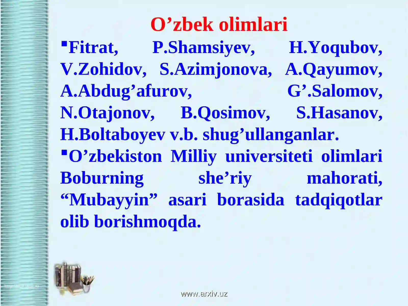 Bobur va Boburiy vaqtida madaniyat va san'at 4
