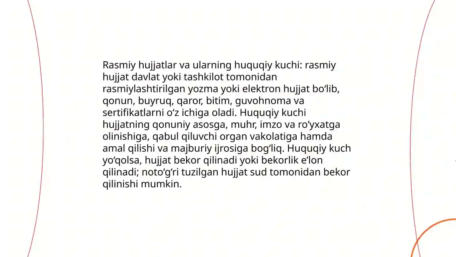Rasmiy hujjatlarning vazifalari va ularning vazifalari 4