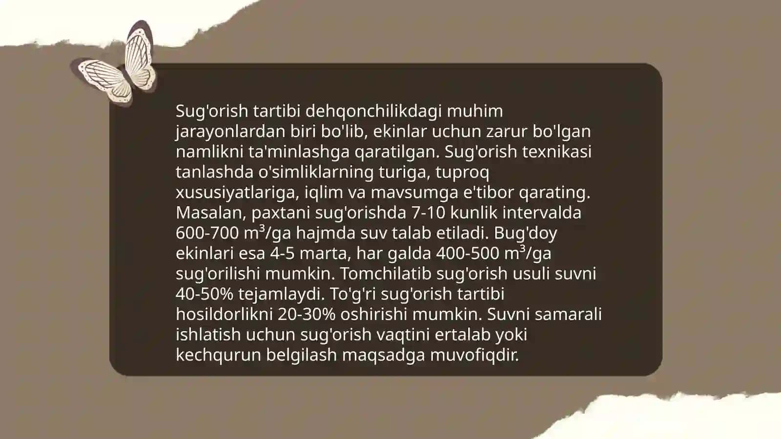 O'simliklar o'sishi uchun nimalar zarur 4