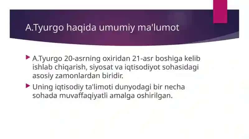 A.Tyurgova uning iqtisodiy ta'limoti 4