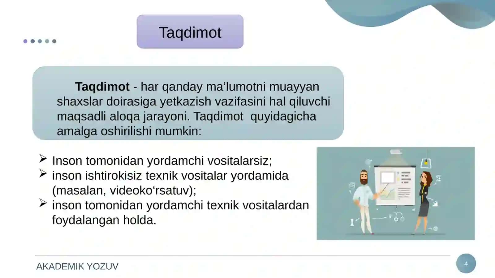 TAQDIMOT NUTQI 4