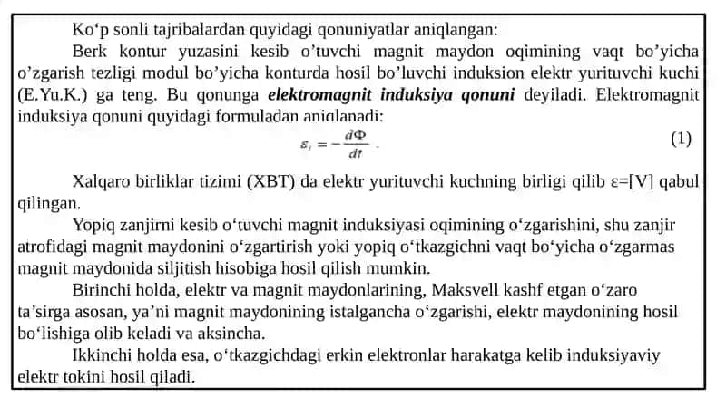 Elektromagnit induksiyasi 4