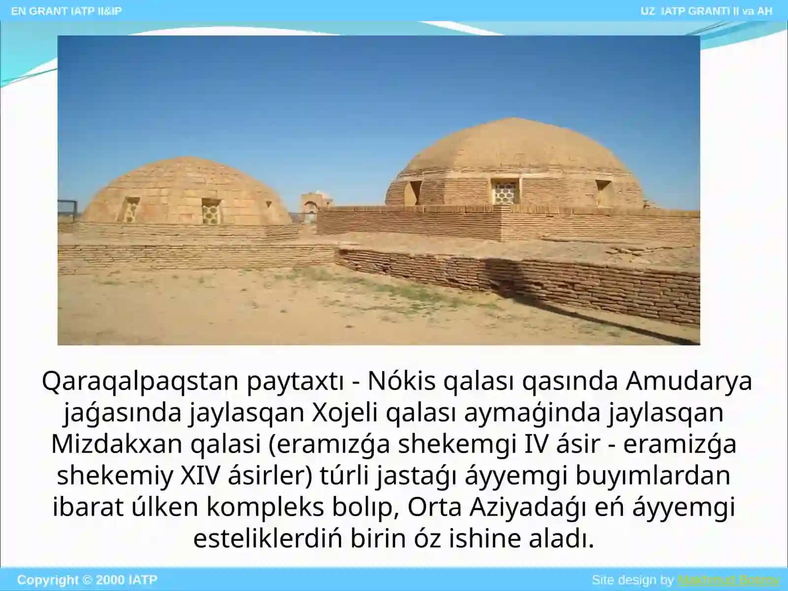 Mizdakxan arxeologiyalıq kompleksi 4