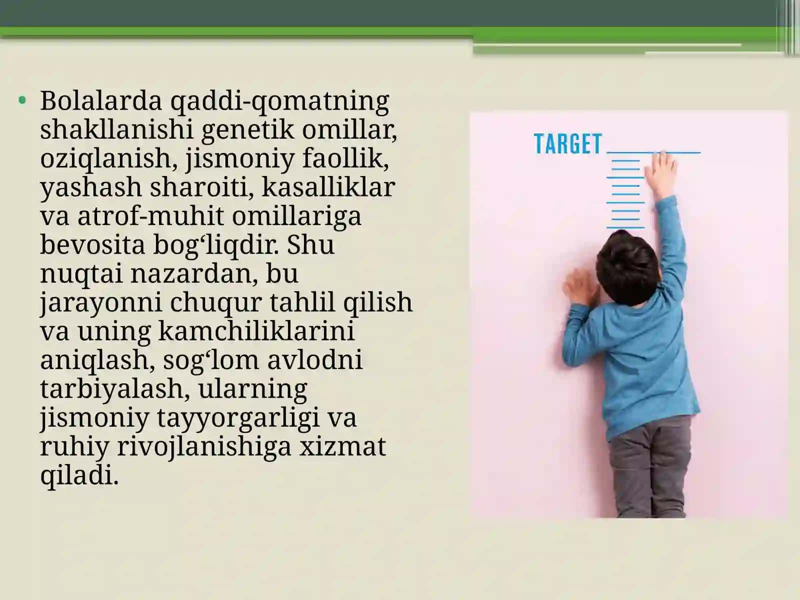 Bolalarda qaddi qomatning shakllanishi va kamchiliklari 4