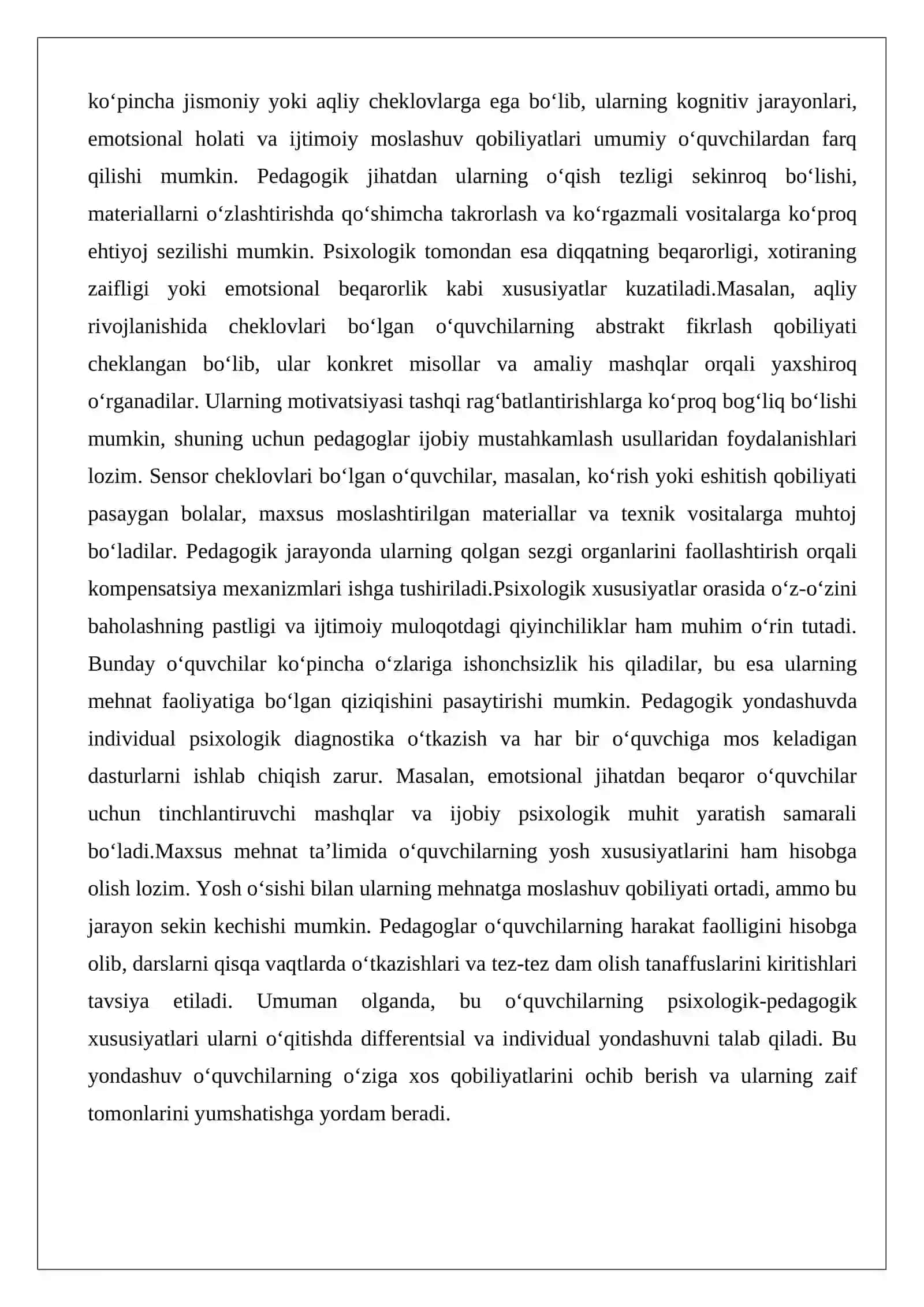 Maxsus mehnat taʼlimi maktablarida yangi pedagogik texnologiyalarning qo‘llanishi 4
