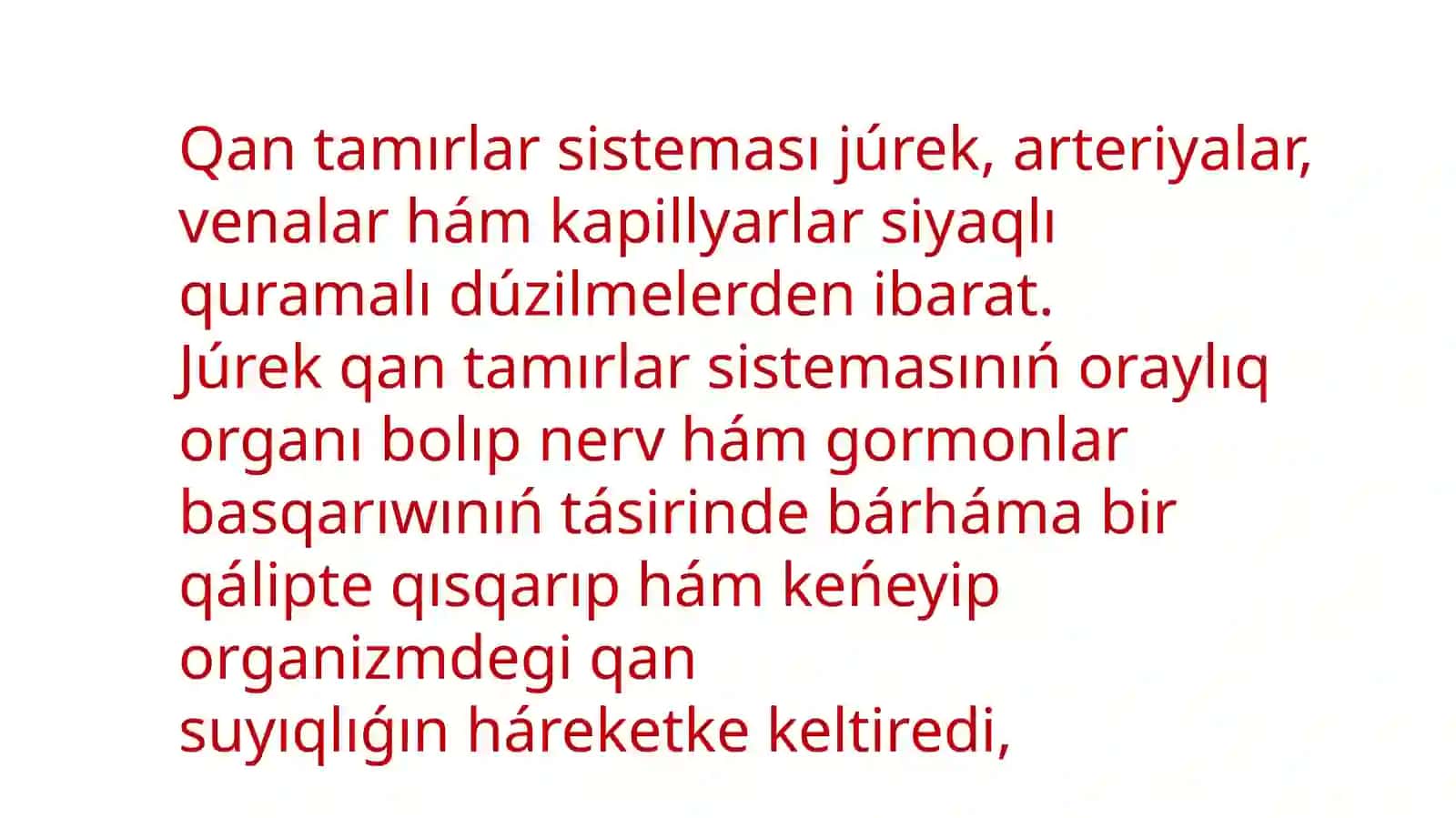 Jurek qan tamirlarinin preparatta ham tiri organizmlerde uyraniw 4