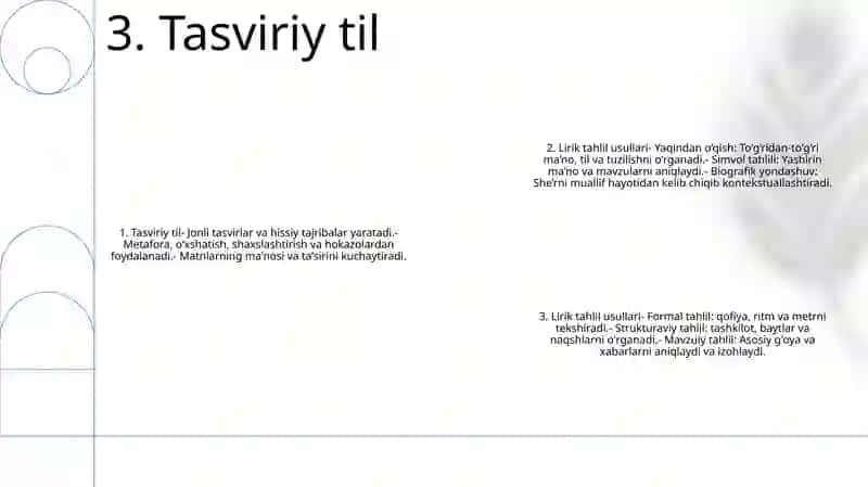Lirik Asarlarni Tahlil Qilish Usullari 4