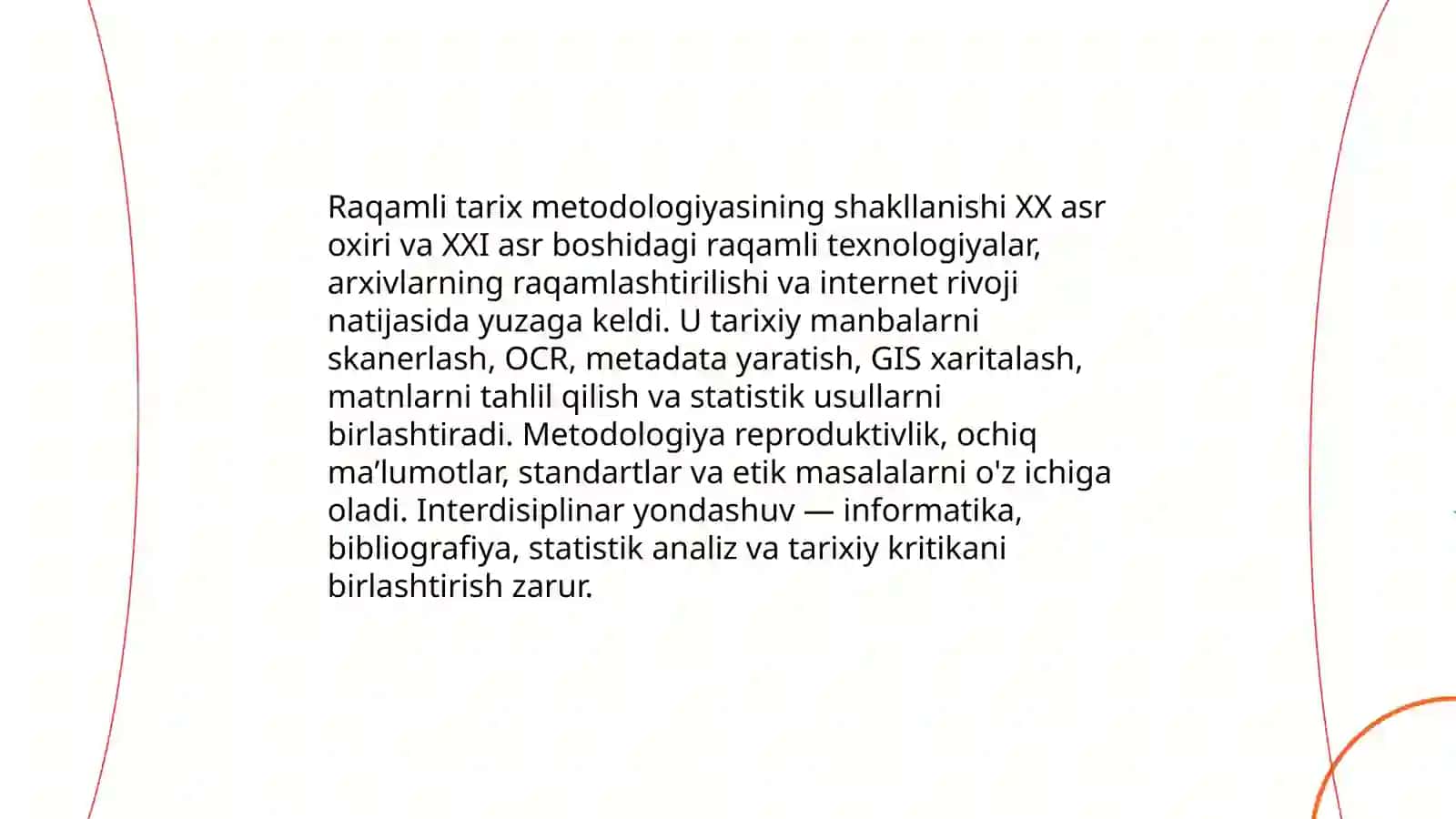 Raqamli tarix fanining shakllanishi va taraqqiyoti 4