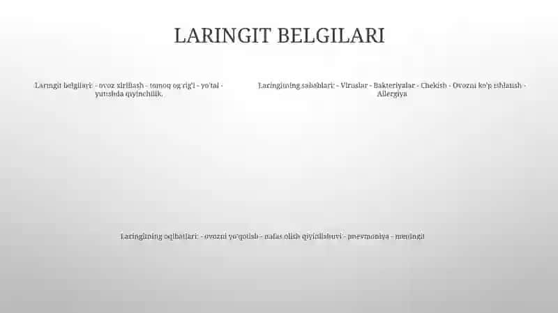 Laringit Kasalligining Kelib Chiqishi Sabablari Va Asoratlari 4