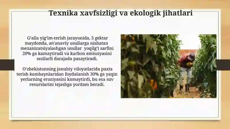 O'rim yig'im mashinalari 4