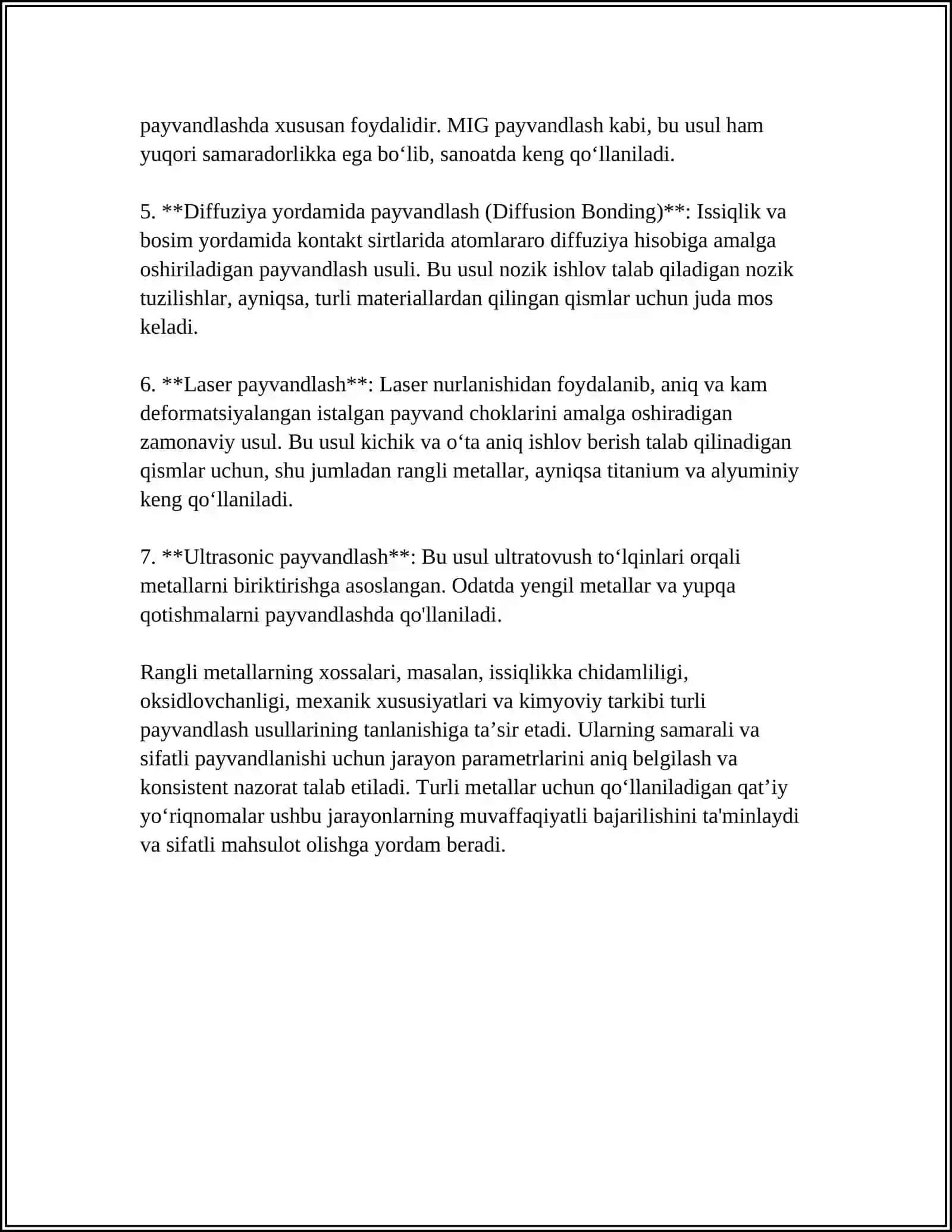 RANGLI METALLAR VA QOTISHMALARNI PAYVANDLASH 4