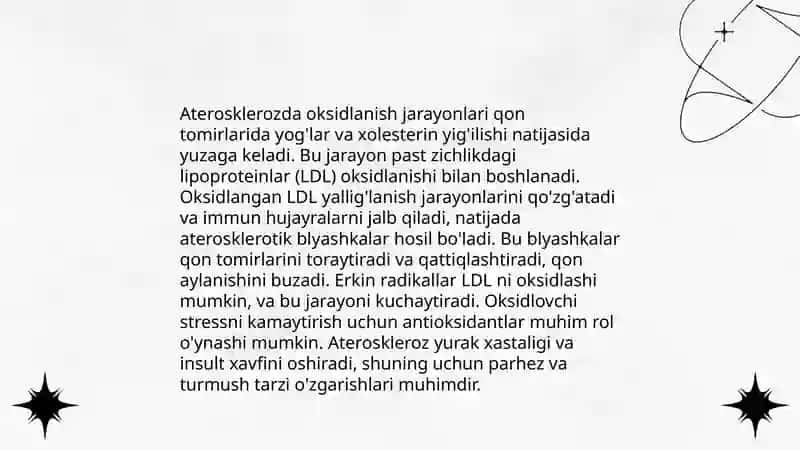 Ateroskleroz kelib chiqishining biokimyoviy asoslari 4