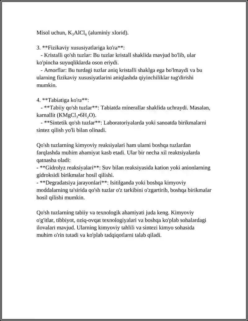 QÒSH VA KOPLEKS TUZLAR 4