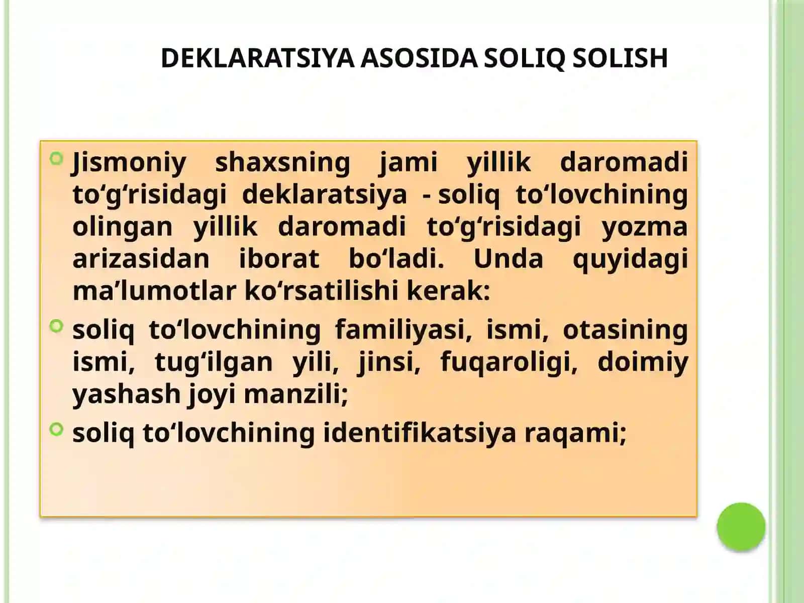 Jismoniy shaxslar daromadidan deklaratsiya soligi 4
