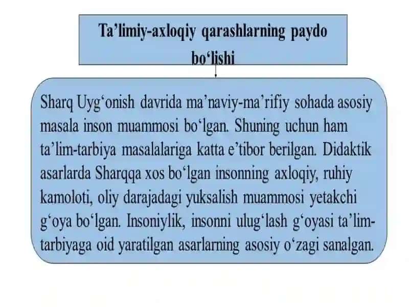 Sharq mutafakkirlari ijodiy meroslarida muddarislarni tanlash 4