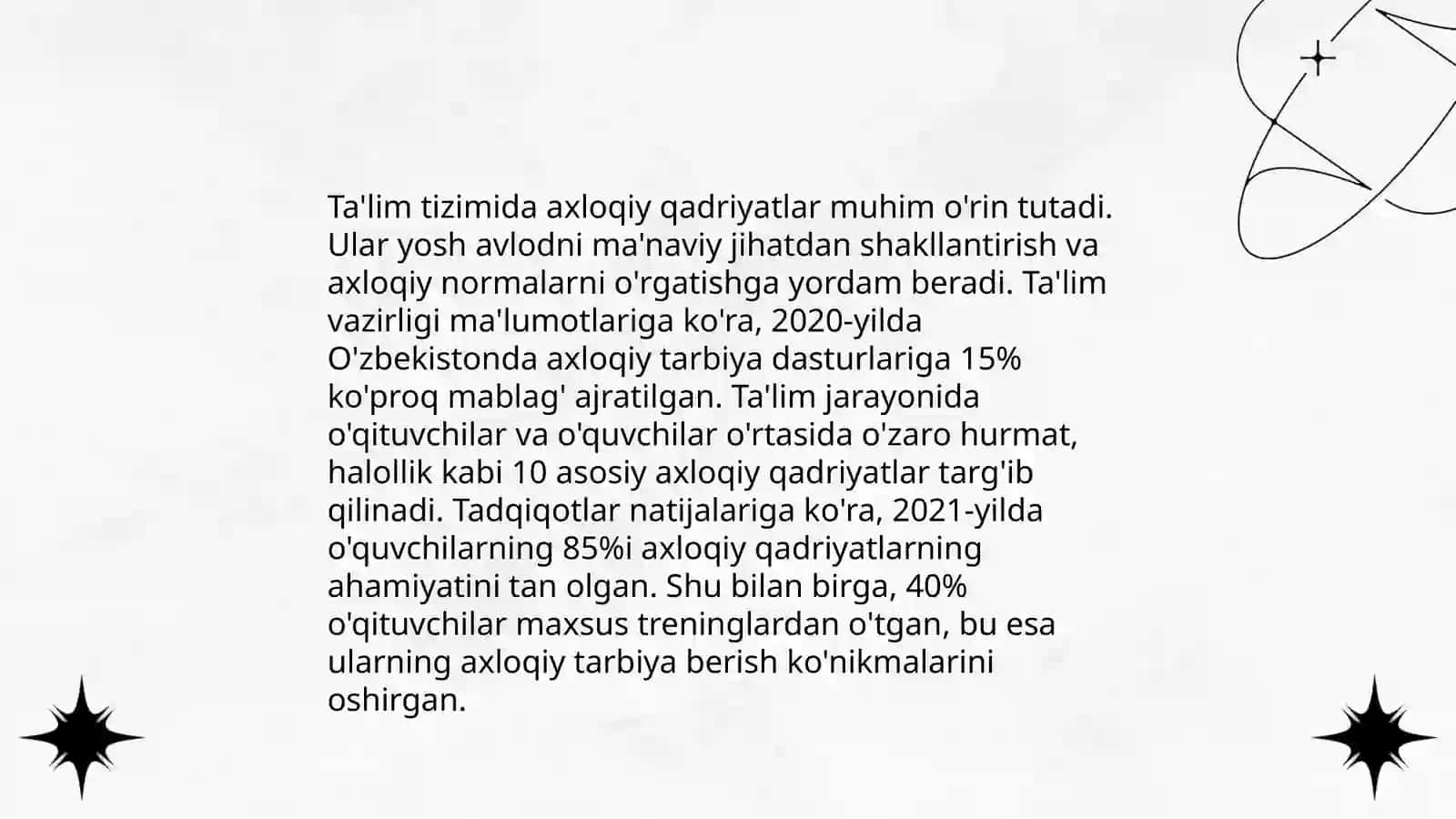 Yoshlarda maʼnaviy-axloqiy dunyoqarashni tarkib toptirish 4