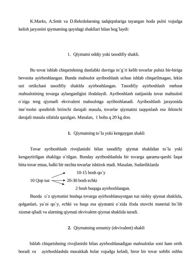 Pulning mohiyati va vazifalari 4