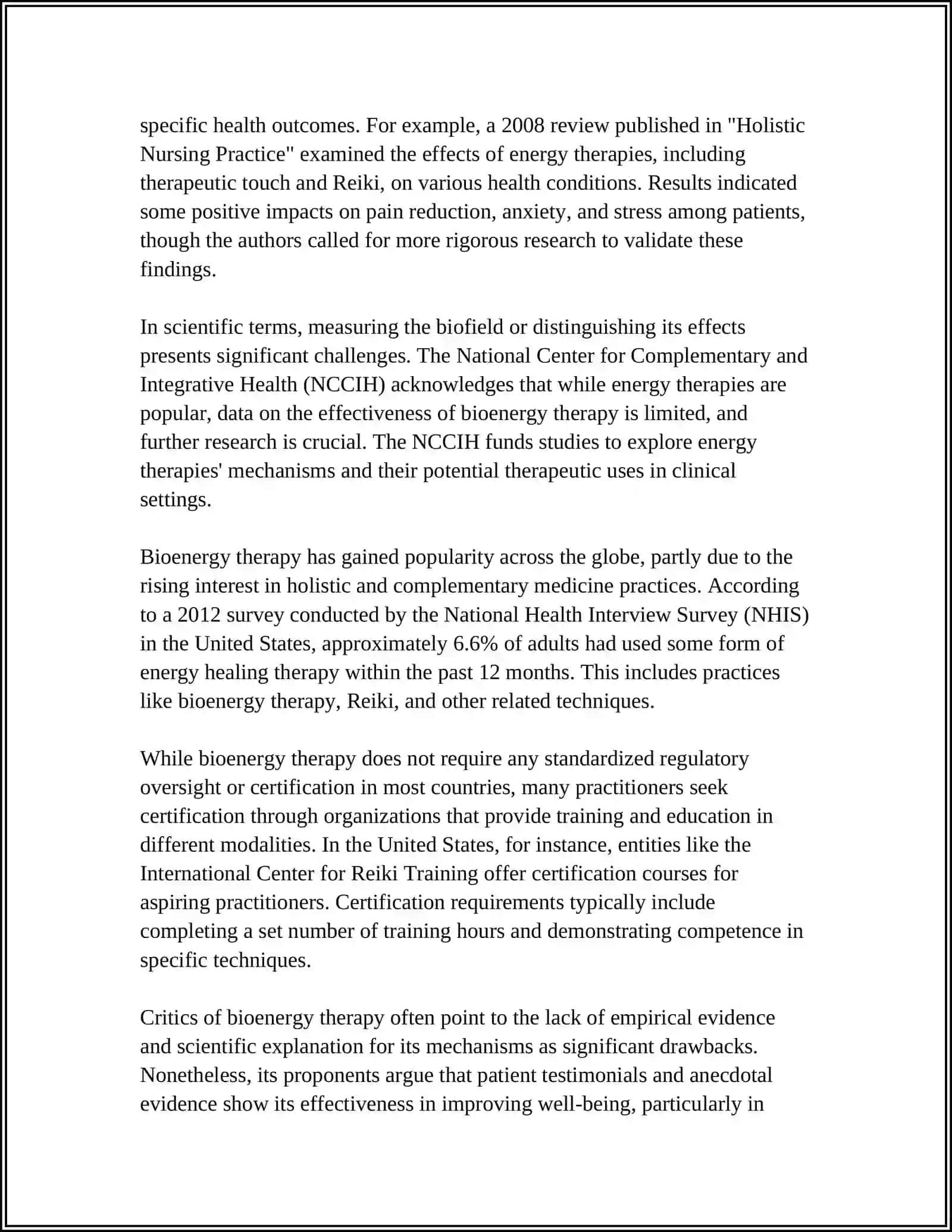NUKUS ABU ALI IBN SINO NOMIDAGI JAMOAT SALOMATLIK TEXNIKUMI - Bioenergy Therapy Project 4