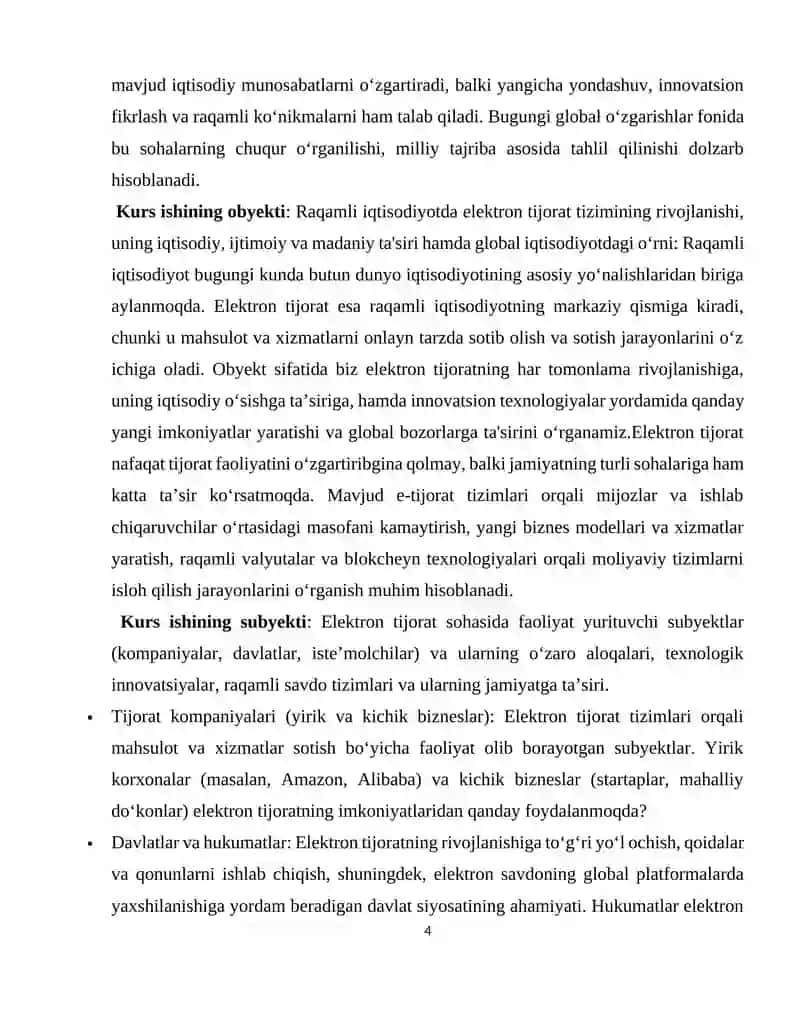 Raqamli Iqtisodiyotda elektron tijoratning rivojlanishi va uning ahamiyati 4