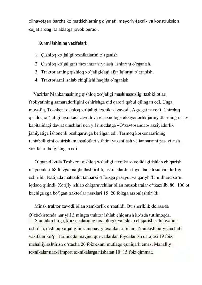 Traktor modelini loyihalash va modellashtirish. 4