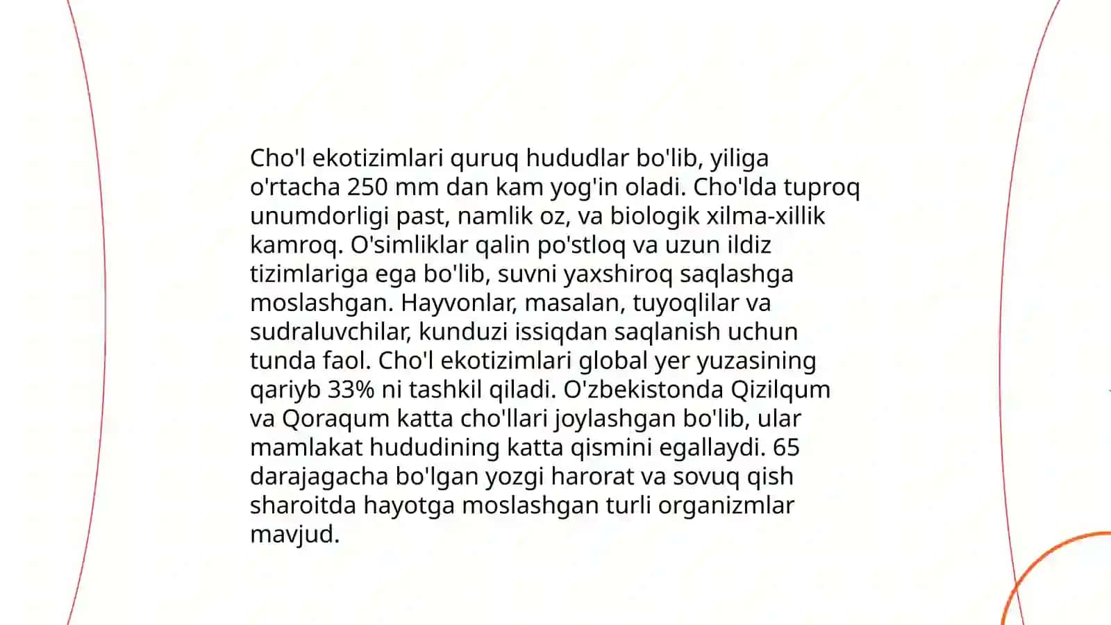 Farg'ona vodiysining cho'l ekotizimlari hayvonot olami 4