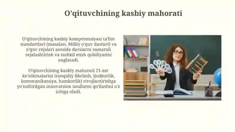 O'qituvchining mas'uliyati 4