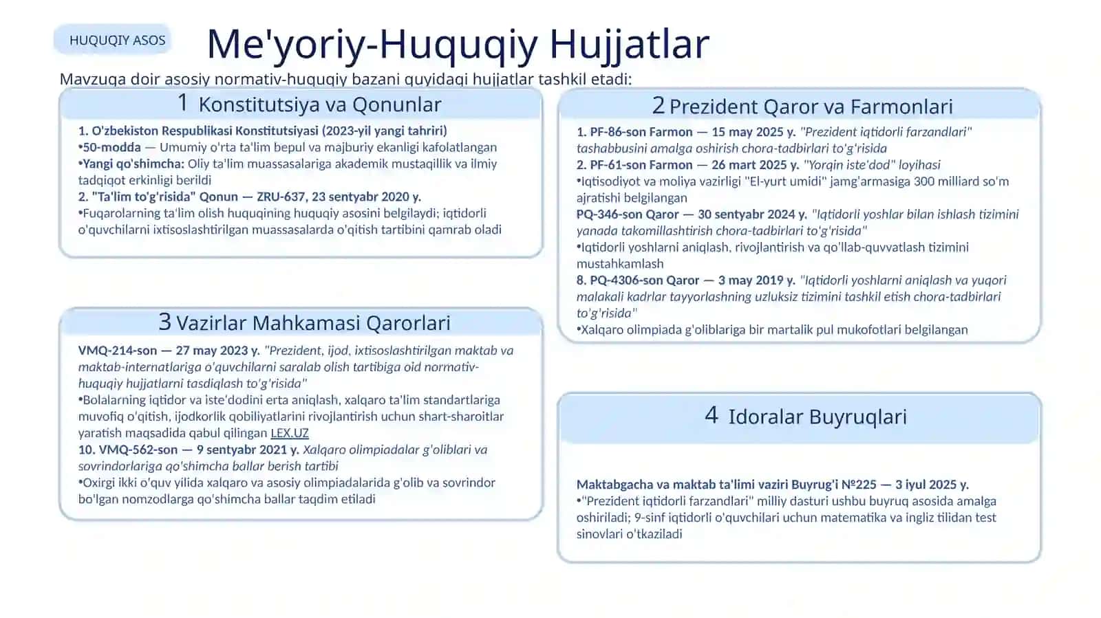 Maktabda Iqtidorli O'quvchilar bilan Ishlash: Ilg'or Xorijiy Tajribalar Asosidagi O'zbek Modeli 4
