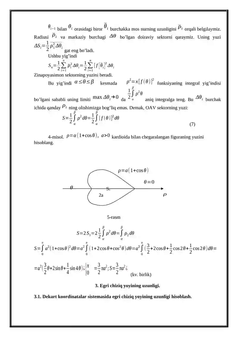 INTEGRAL HISOBNING ASOSIY MASALALARI 4
