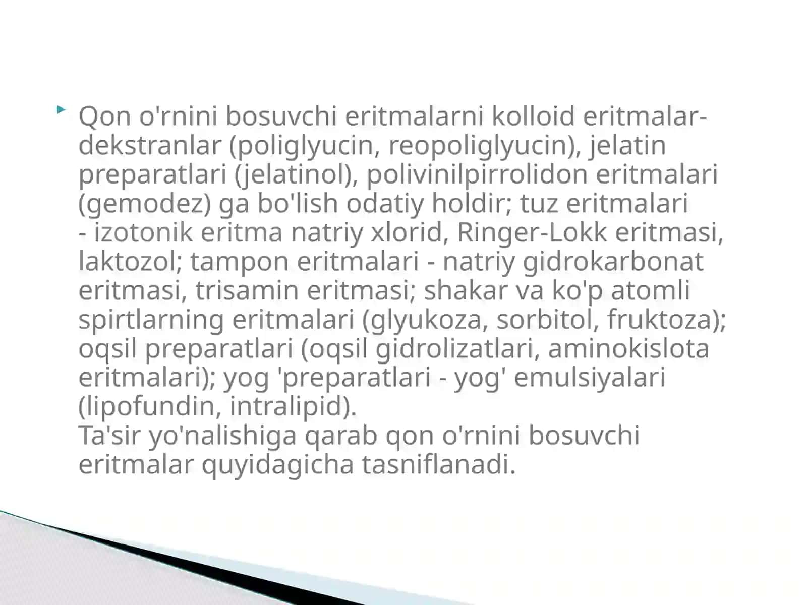 Qono’rninibosuvchisuyuqliklarvaularningtasnifiGemotransfuziya 4