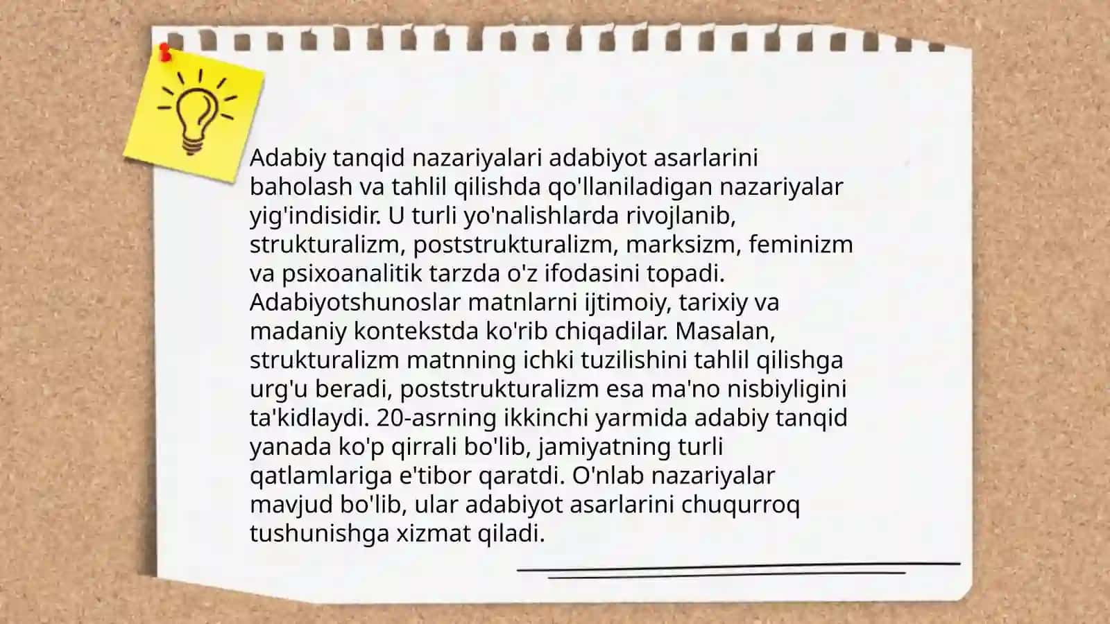 Adabiy-tanqidiy maqola janri 4