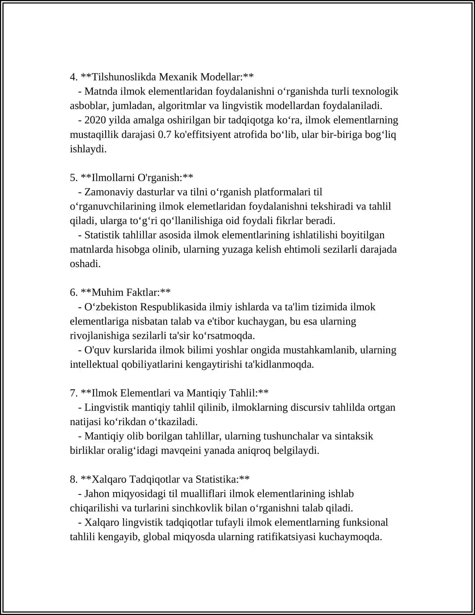 ILMOQ ELEMENTLARI: Asosiy Tushunchalar 4