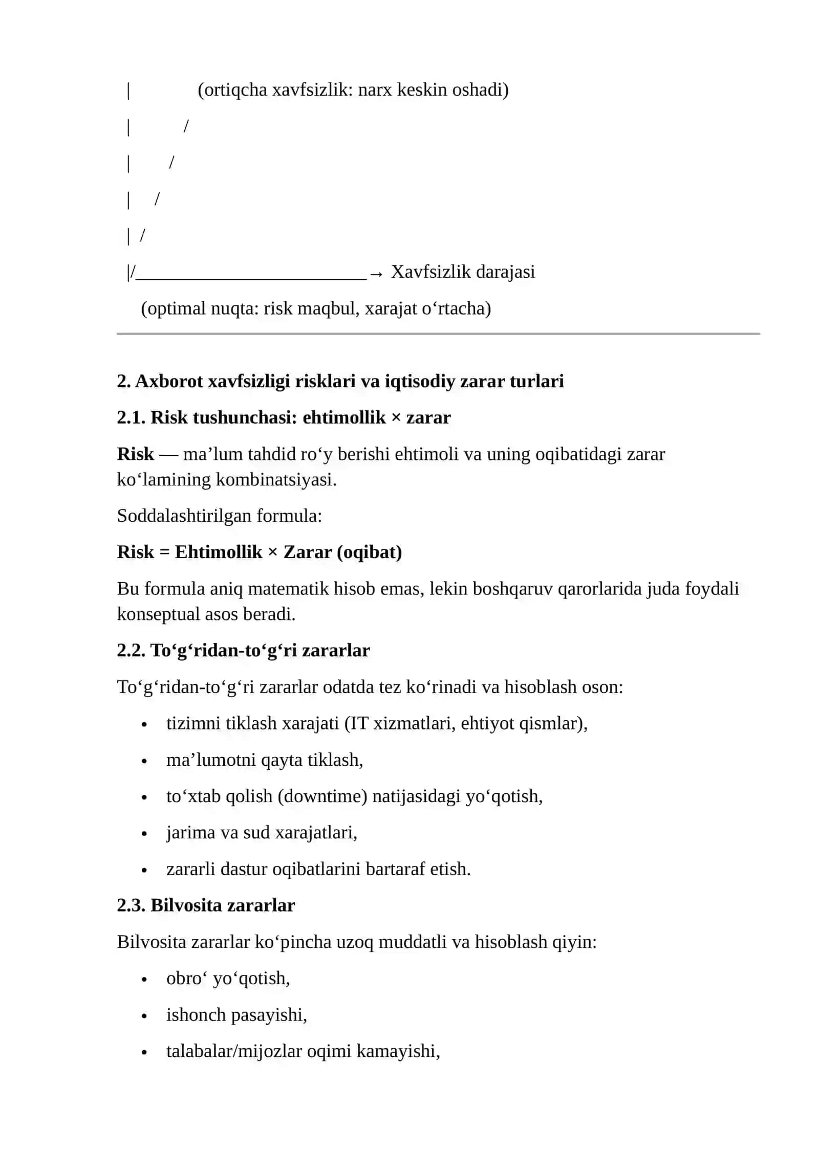 AXBOROT XAVFSIZLIGINING IQTISODIY ASOSLARI 4