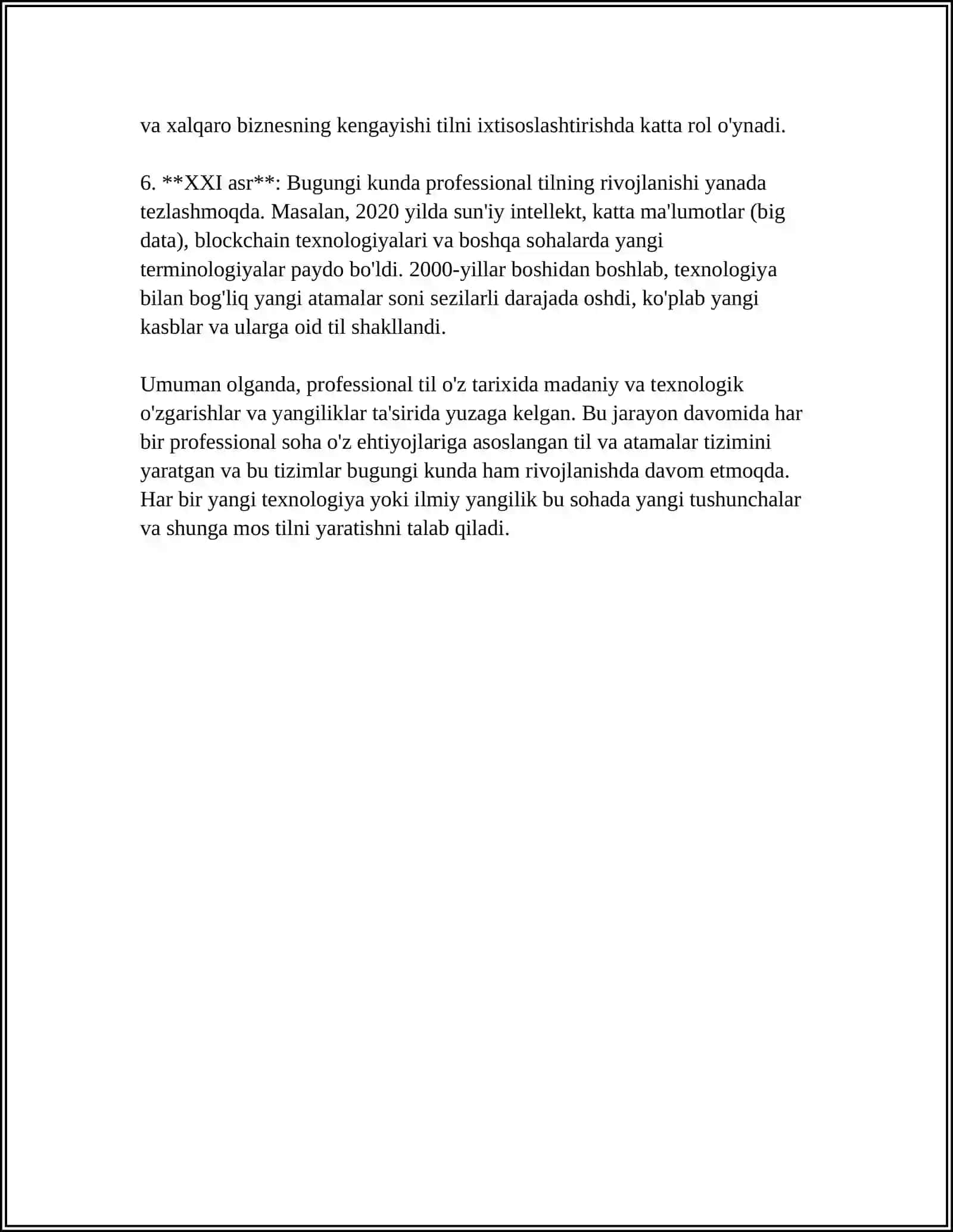 POFESSIONAL TILLAR VA ULARNING MILLIY TILDA ASOSIY XUSUSIYATLARI 4