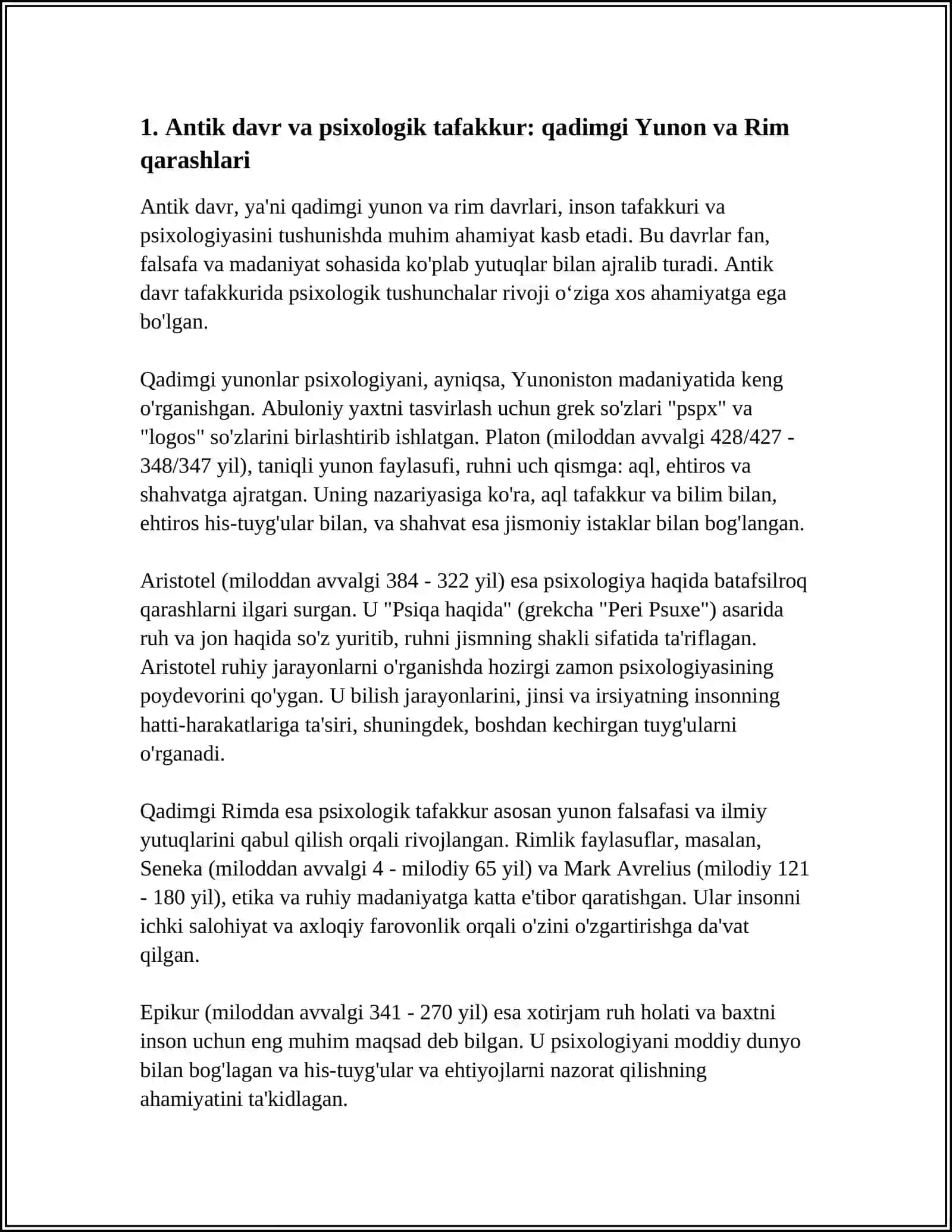 PSIXOLOGIYA FANINING TARAQQIYOT BOSQICHLARI 4