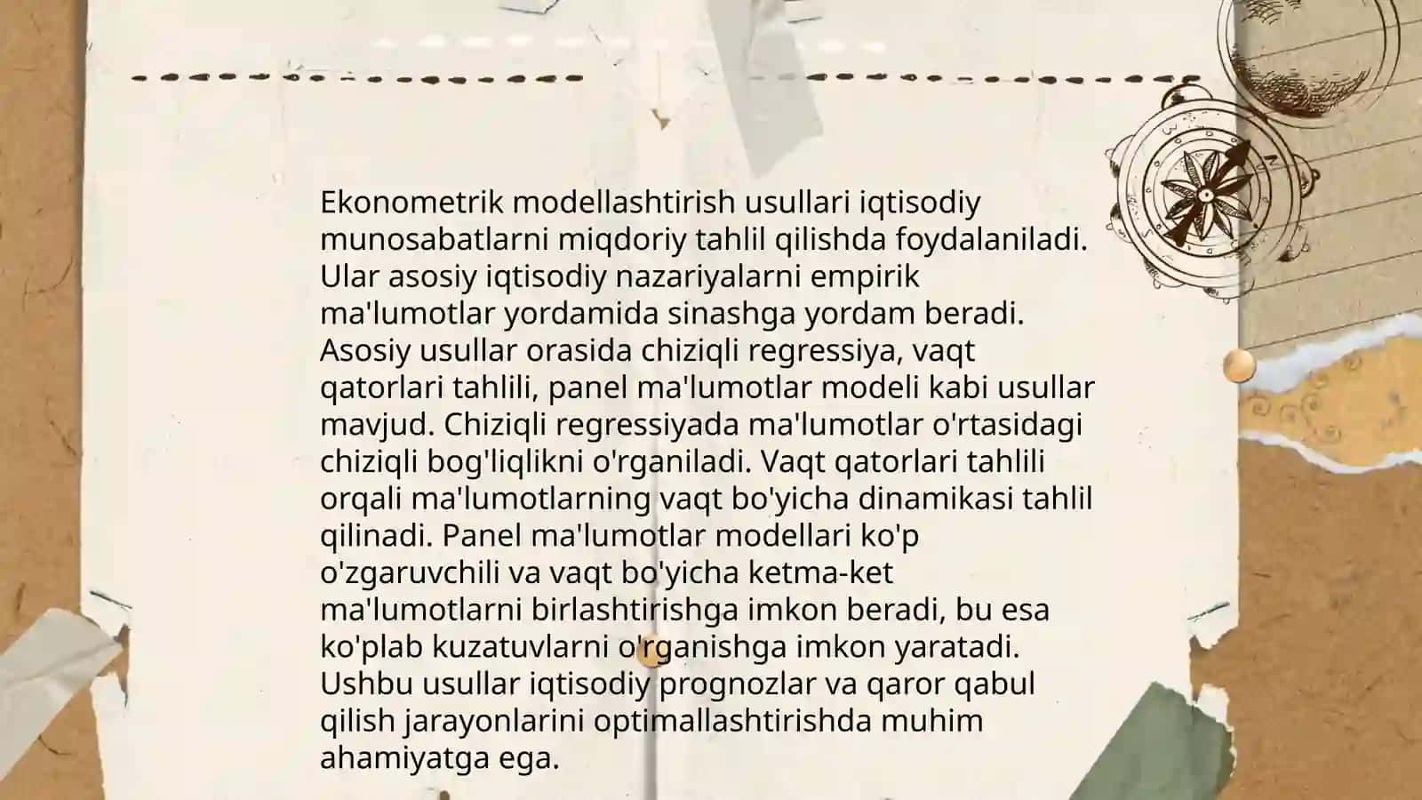 Tijorat banklarining kredit portfelini ekonometrik modellashtirish MBR-15 4