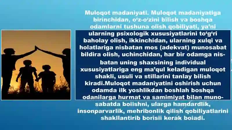 Oiladagi shaxslararo munosabatlarning tizimga xos umumiy xususiyatlar 4