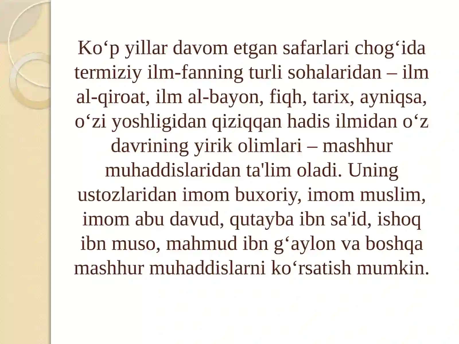 Abu Iso Muhammad Termiziy 4