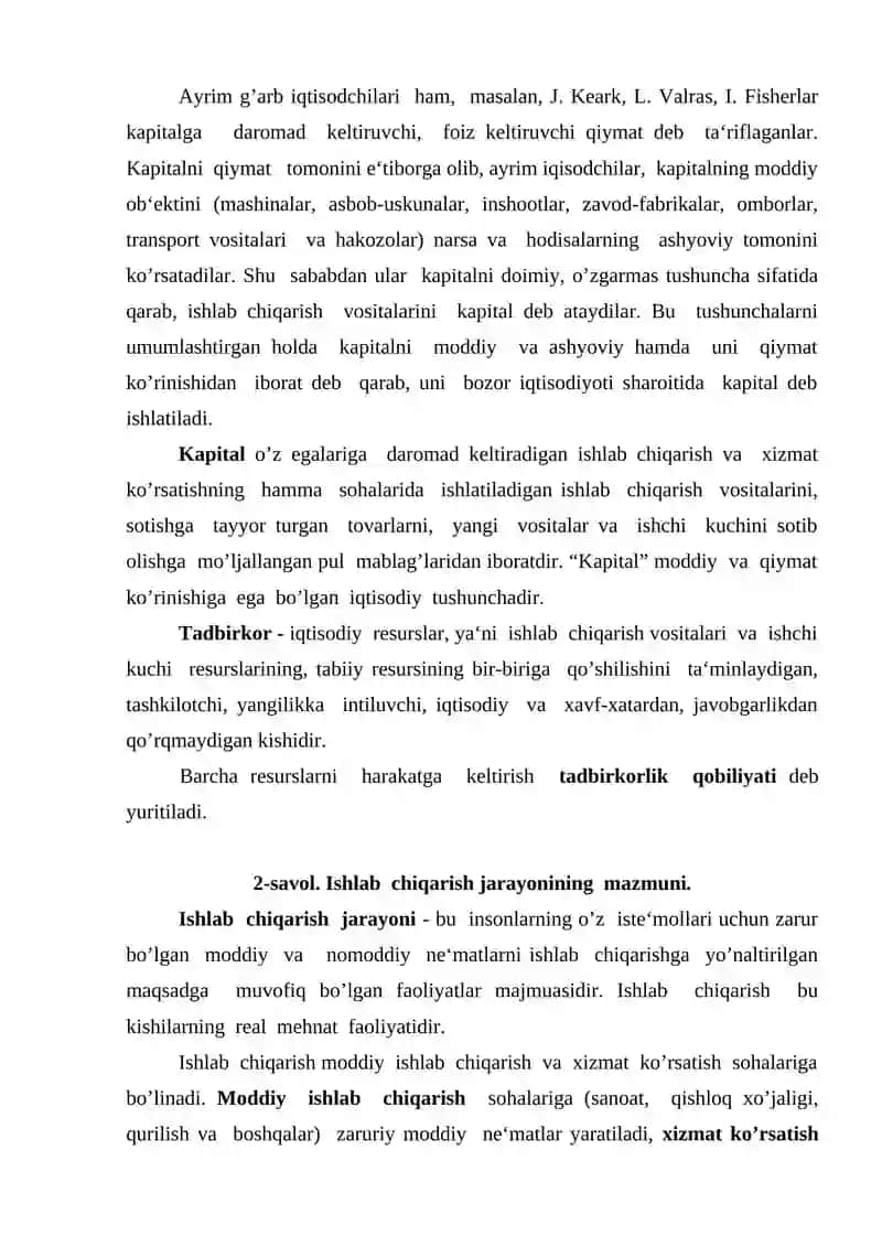 ISHLAB CHIQARISH IMKONIYATLARI VA UNING CHEGARASI 4